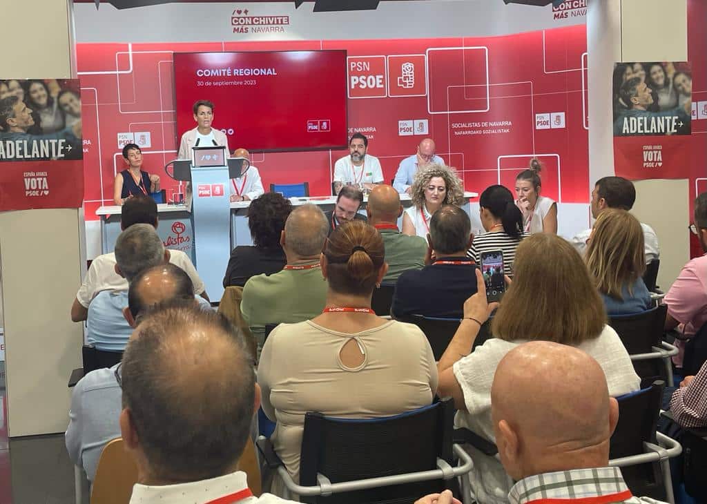 Chivite: “El PSN-PSOE está fuerte, consolidado y dispuesto a liderar un gobierno que articule y culmine las transformaciones a las que se enfrenta la sociedad navarra”